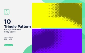 Dynamic Triangles Pattern Background for Creative Projects 160