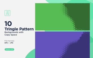 Dynamic Triangles Pattern Background for Creative Projects 163