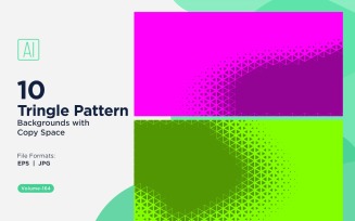 Dynamic Triangles Pattern Background for Creative Projects 164