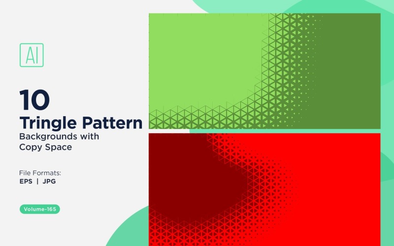 Dynamic Triangles Pattern Background for Creative Projects 165