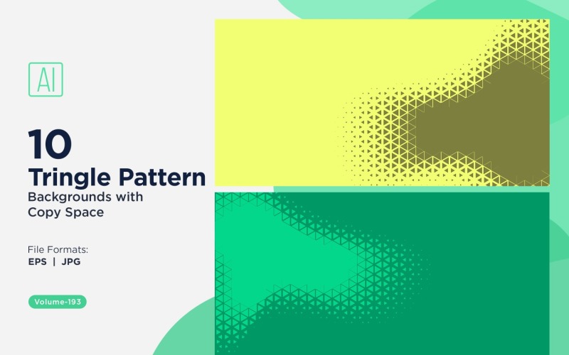 Dynamic Triangles Pattern Background for Creative Projects 193