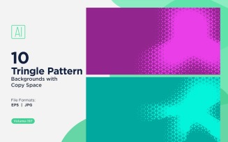 Dynamic Triangles Pattern Background for Creative Projects 197