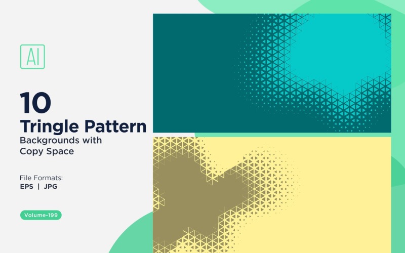 Dynamic Triangles Pattern Background for Creative Projects 199