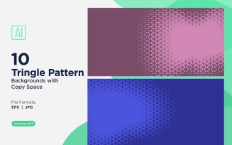 Dynamic Triangles Pattern Background for Creative Projects 202