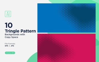 Dynamic Triangles Pattern Background for Creative Projects 204