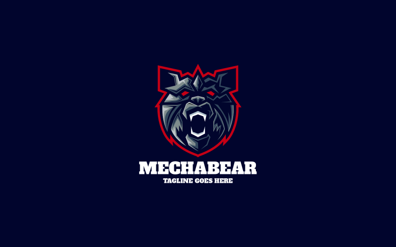 Bear E- Sport and Sport Logo Logo Template