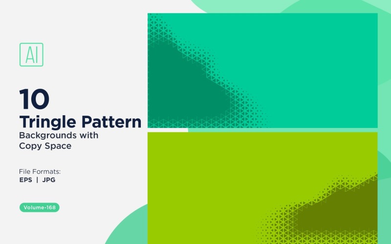 Dynamic Triangles Pattern Background for Creative Projects 168