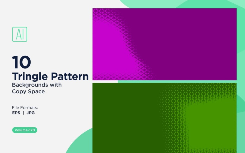 Dynamic Triangles Pattern Background for Creative Projects 170