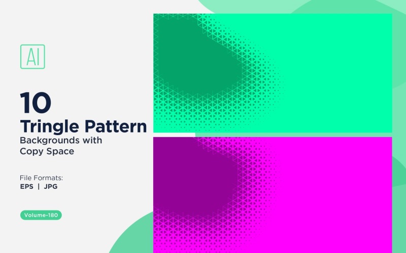 Dynamic Triangles Pattern Background for Creative Projects 180