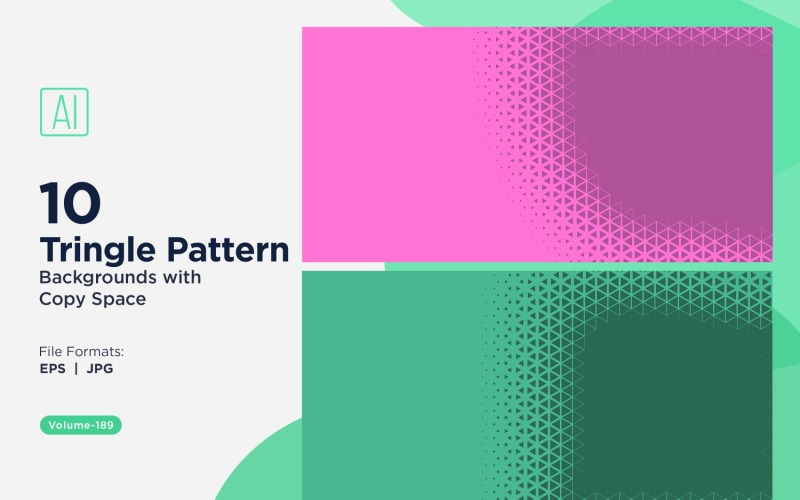 Dynamic Triangles Pattern Background for Creative Projects 189