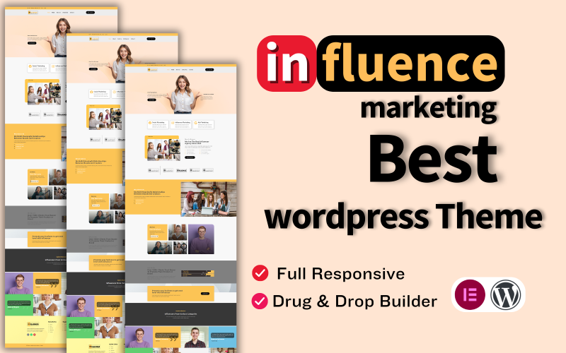 Influence Marketing Digital Wordpress Theme WordPress Theme