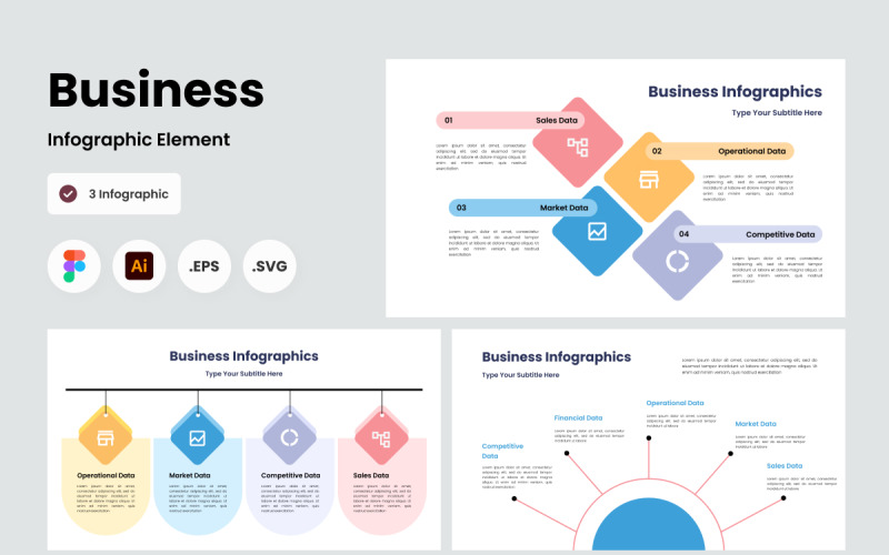 Business Infographic Template V15 Infographic Element