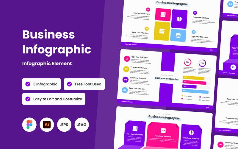 Business Infographic Template V18 Infographic Element