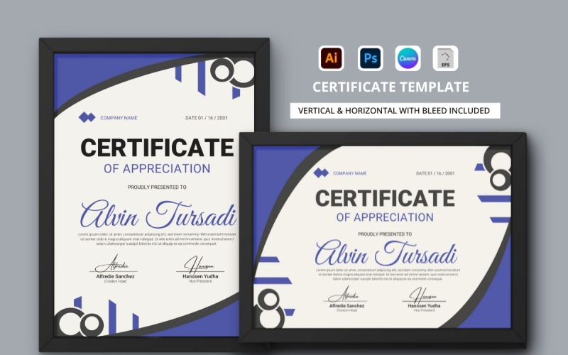 Certificate of Appreciation Template V14 Certificate Template