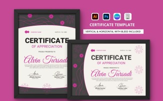 Certificate of Appreciation Template V16