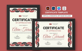 Certificate of Appreciation Template V6