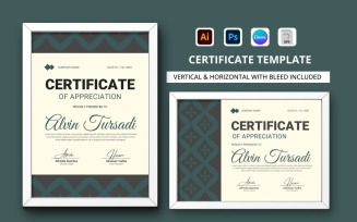 Certificate of Appreciation Template V8