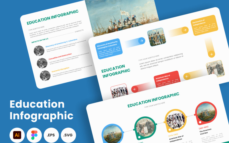 Education Infographic Template V1 Infographic Element