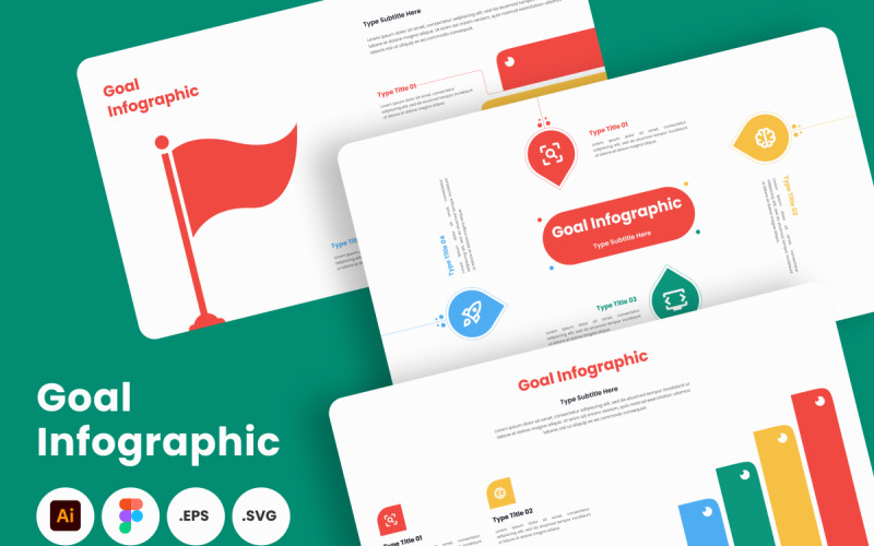 Goal Infographic Template V4 Infographic Element