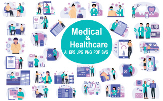 Medical and Healthcare Icons Collection for Professional Projects