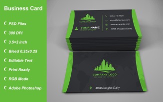 Business Card Template - E-card Template with Customizable Designs - 472