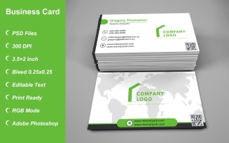 Business Card Template - E-card Template with Customizable Designs - 475