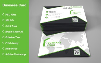 Business Card Template - E-card Template with Customizable Designs - 476