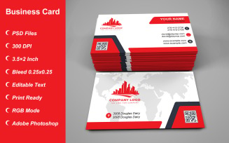 Business Card Template - E-card Template with Customizable Designs - 484