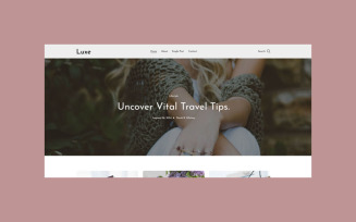 Luxe - Lifestyle PSD Blog Template