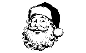 Santa Claus silhouette art illustration art