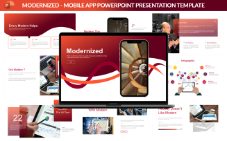 Modernized - Mobile App Presentation Template