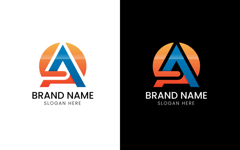 Letter A Company logo-08-307 Logo Template