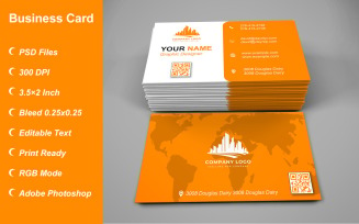 Business Card Template - E-card Template with Customizable Designs - 494