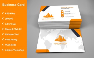 Business Card Template - E-card Template with Customizable Designs - 499