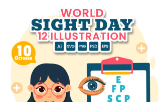 12 World Sight Day Illustration