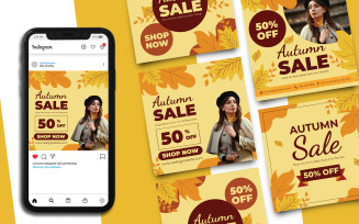 Autumn Sale Instagram Post Template 2