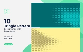 Dynamic Triangles Pattern Background for Creative Projects 632