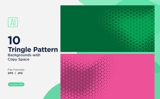 Dynamic Triangles Pattern Background for Creative Projects 634