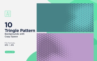 Dynamic Triangles Pattern Background for Creative Projects 637