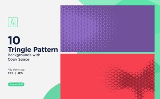 Dynamic Triangles Pattern Background for Creative Projects 638