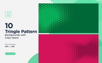 Dynamic Triangles Pattern Background for Creative Projects 639