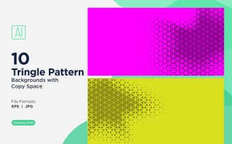 Dynamic Triangles Pattern Background for Creative Projects 640