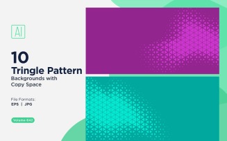 Dynamic Triangles Pattern Background for Creative Projects 642