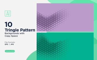 Dynamic Triangles Pattern Background for Creative Projects 644