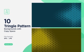 Dynamic Triangles Pattern Background for Creative Projects 645