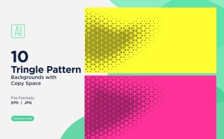 Dynamic Triangles Pattern Background for Creative Projects 646