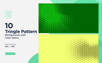 Dynamic Triangles Pattern Background for Creative Projects 648