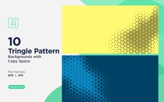 Dynamic Triangles Pattern Background for Creative Projects 650