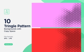 Dynamic Triangles Pattern Background for Creative Projects 651