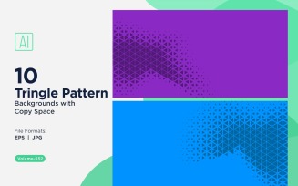 Dynamic Triangles Pattern Background for Creative Projects 652